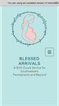 Mobile Screenshot of blessedarrivals.com